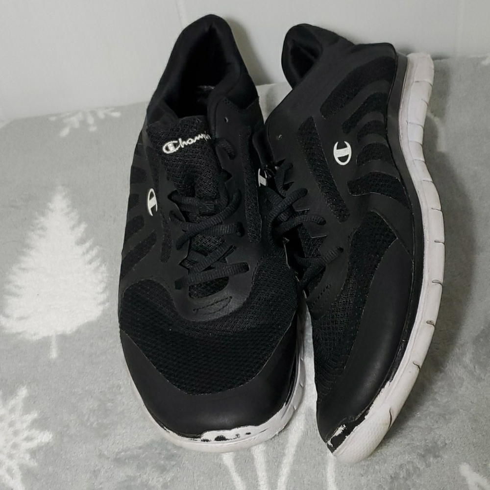 Black, Champion, lightweight, running shoes